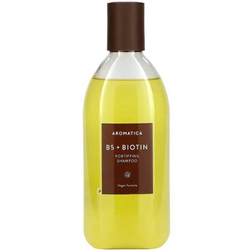 Aromatica Укрепляющий шампунь с витамином B5 + Biotin Fortifying Shampoo 400 мл