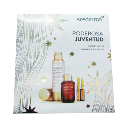 НАБОР SESDERMA: FACTOR G Сыворотка + RETI AGE Крем-гель +ACGLICOLIC 20 Ср-во в амп.2*1,5 +C-VIT