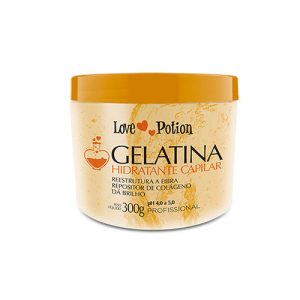 LOVE POTION, Коллагеновый восполнитель для волос Gelatina Orange, 300 мл