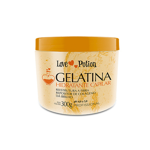 LOVE POTION, Коллагеновый восполнитель для волос Gelatina Orange, 300 мл
