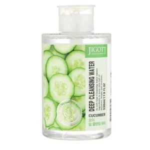 JIGOTT, Очищающая вода с экстрактом огурца Deep Cleansing Water Cucumber, 530 мл
