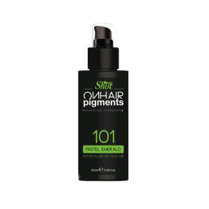 SHOT, Пастельные пигменты для тонирования волос On Hair Pigments Изумрудный, 100 мл