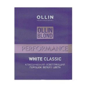 OLLIN, Классический осветляющий порошок белого цвета Blond Performance, 30 г