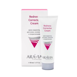 ARAVIA, Крем-корректор для кожи лица, склонной к покраснениям Redness Corrector Cream Face, 50 мл