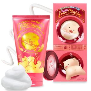 ELIZAVECCA, Пенка для умывания Clean Piggy Pinkenergy Foam Cleansing, 120 мл