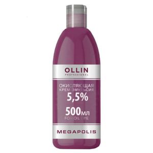 OLLIN, Окисляющая крем-эмульсия Megapolis 5,5%, 500 мл