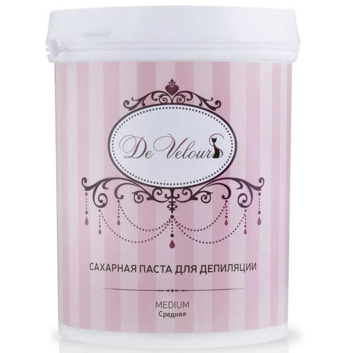 DE VELOURS, Сахарная паста для депиляции средняя Sugarpaste Medium, 800 гр