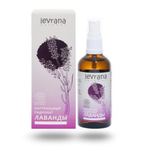 LEVRANA, Натуральный гидролат Лаванды, ECOCERT, 100 мл