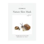 FOODAHOLIC, Тканевая маска для лица с муцином улитки Nature Skin Mask, 25 гр