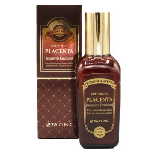 3W CLINIC, Омолаживающая эмульсия для лица с экстрактом плаценты, 145 мл