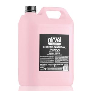 NIRVEL, Шампунь питательный с кератином и пантенолом для поврежденных волос Keratin & Panthenol, 5000 мл