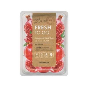 TONYMOLY, Осветляющая тканевая маска для лица с экстрактом граната Fresh To Go, 22 гр