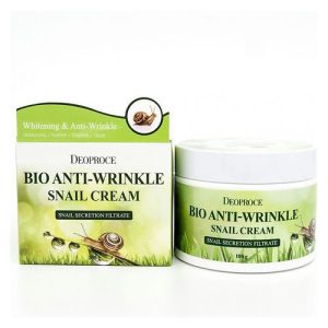 DEOPROCE, Биокрем против морщин с экстрактом улитки Bio Anti-Wrinkle Snail Cream, 100 мл