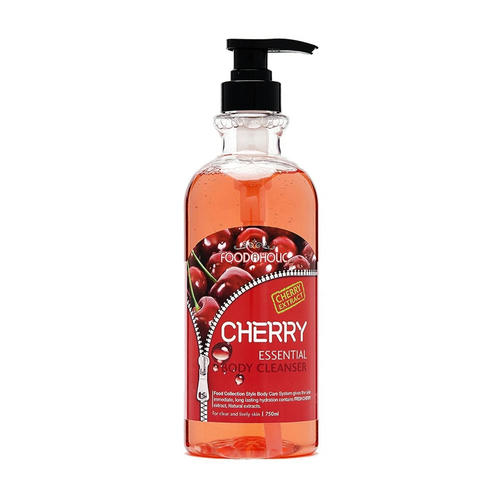 FOODAHOLIC, Гель для душа с экстрактом вишни Essential Body Cleanser #Cherry, 750 мл