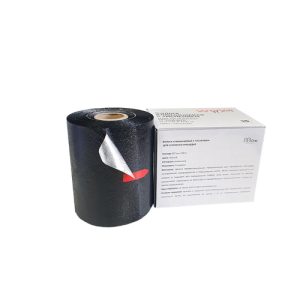 BB ONE, Фольга алюминиевая WOW Blond тисненая, 15 микр., черная, 12,7 см х 100 м