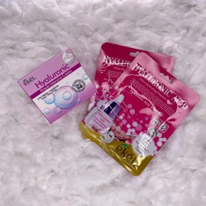 EKEL, Набор Крем для лица с гиалуроновой кислотой, 100 мл, Тканевая маска с гиалуроновой кислотой, 2 шт