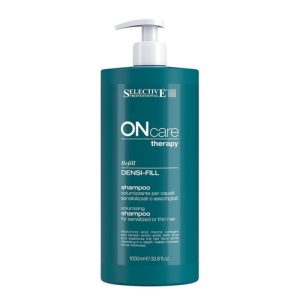 SELECTIVE, Шампунь филлер для ухода за поврежденными и тонкими волосами On Care Refill Densi-fill, 1000 мл