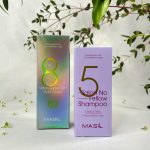 MASIL, НАБОР "ИДЕАЛЬНЫЙ БЛОНД", ТОНИРУЮЩИЙ ШАМПУНЬ ПРОТИВ ЖЕЛТИЗНЫ ВОЛОС 150 МЛ, ВОССТАНАВЛИВАЮЩАЯ СУПЕР МЯГКАЯ МАСКА ДЛЯ ОСЛАБЛЕННЫХ ВОЛОС, 100 МЛ