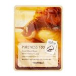 TONYMOLY, Очищающая тканевая маска для лица с муцином улитки Pureness 100 Snail Mask Sheet, 21 мл