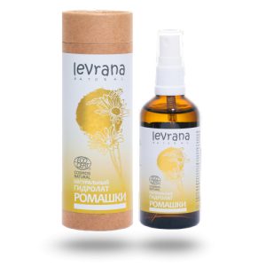 LEVRANA, Натуральный гидролат Ромашки, ECOCERT, 100 мл