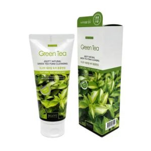 JIGOTT, Пенка для умывания с экстрактом зеленого чая Natural Green Tea Foam Cleansing, 180 мл
