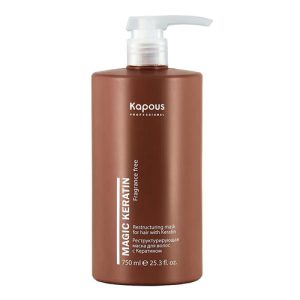 KAPOUS, Реструктурирующая маска для волос с кератином Magic Keratin, 750 мл