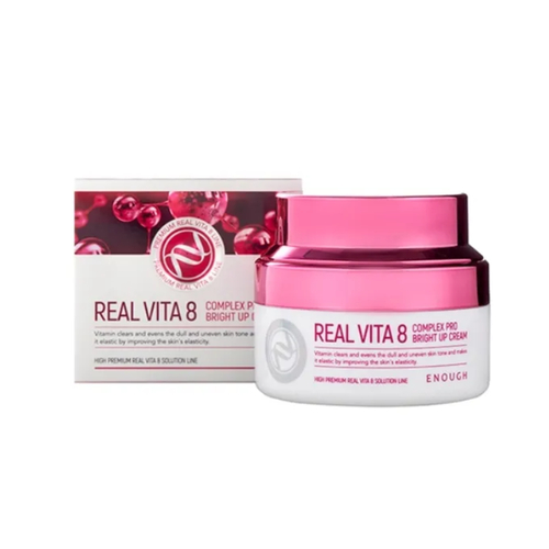 ENOUGH, Питательный крем для лица с 8 витаминами Premium Real Vita 8 Complex Pro Bright up Cream, 50 мл