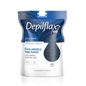 DEPILFLAX, Воск пленочный в гранулах Синий Film Wax, 1000 гр