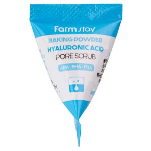 FARMSTAY, Скраб с содой и гиалуроновой кислотой для очищения пор Baking Powder Hyaluronic Acid Pore Scrub, 7 г