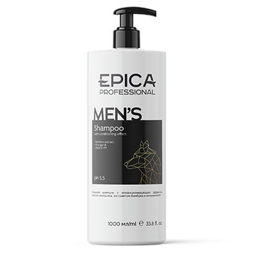 EPICA, Мужской шампунь с кондиционирующим эффектом Men's, 1000 мл