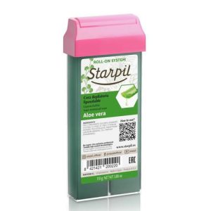 STARPIL, Воск в картридже Алое Вера (радужные пигменты), 110 гр