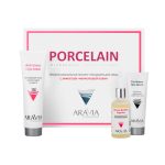 ARAVIA, Набор профессиональная пилинг-процедура для лица с эффектом «Фарфоровой кожи» Face, 2 х 50 мл. + 100 мл