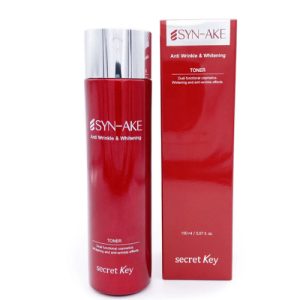 SECRET KEY, Антивозрастной отбеливающий тонер для лица Syn-Ake Anti Wrinkle & Whitening Toner, 150 мл