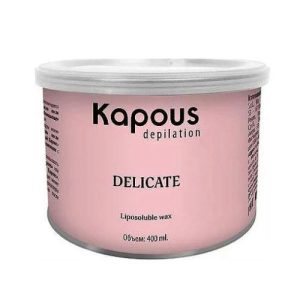 KAPOUS, Жирорастворимый воск с тальком в банке Depilation, 400 мл