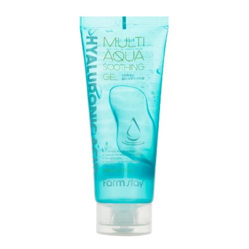 FARMSTAY, Многофункциональный успокаивающий гель с гиалуроновой кислотой Hyaluronic Acid Multi Aqua Soothing Gel, 200 мл
