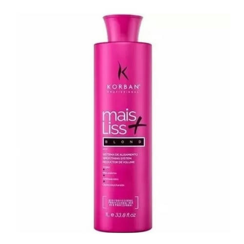 KORBAN, Рабочий состав нанопластики с эффектом Anti-yellow Mais Liss Protein Blond, 1000 мл