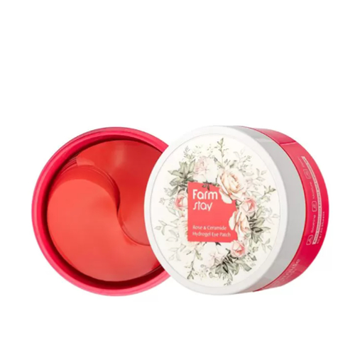 FARMSTAY, Увлажняющие гидрогелевые патчи для области вокруг глаз с экстрактом дамасской розы и керамидами Rose & Ceramide Hydrogel Eye Patch, 60 шт — изображение 2