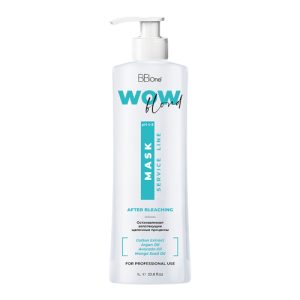 BB ONE, Маска для волос WOW Blond Mask After Bleaching, 1000 мл