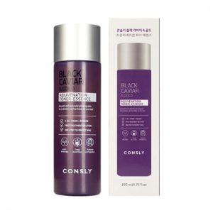 CONSLY, Омолаживающий тонер-эссенция с черной икрой и золотом Black Caviar & Gold Rejuvenation Toner-Essence, 200 мл