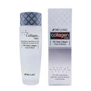 3W CLINIC, Восстанавливающий тонер для лица с коллагеном, 150 мл
