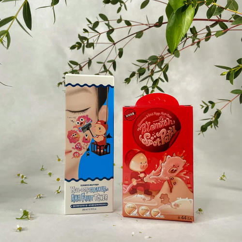 ELIZAVECCA, НАБОР ТОНИК-ПИЛИНГ С ФРУКТОВЫМИ КИСЛОТАМИ HELL-PORE CLEAN UP AHA FRUIT TONER, 200 МЛ И ПАТЧИ ОТ АКНЕ ТОЧЕЧНЫЕ WITCH PIGGY HELL PORE BLEMISH SPOT PATCH, 44 ШТ