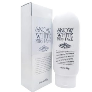 SECRET KEY, Маска для лица и тела отбеливающая Snow White Milky Pack, 200 г