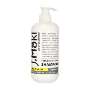 J.MAKI, Востанавливающий шампунь бессульфатный, 750 мл