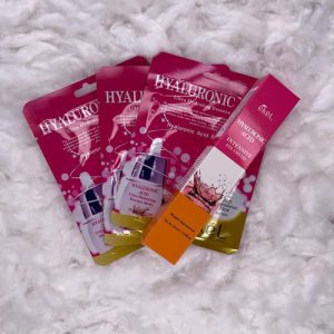 EKEL, Набор Крем для глаз с гиалуроновой кислотой, 40 мл, Тканевая маска с гиалуроновой кислотой, 3 шт