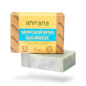 LEVRANA, Натуральное мыло ручной работы Морской бриз, 100 гр