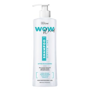 BB ONE, Шампунь для волос WOW Blond Shampoo After Bleaching, 500 мл