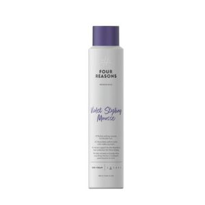 FOUR REASONS, Фиолетовая пенка для объема и нейтрализации желтизны Violet Styling Mousse, 200 мл