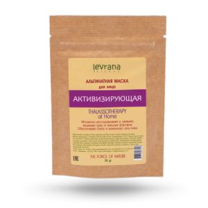 LEVRANA, Альгинатная маска для лица "Активизирующая", 30 гр