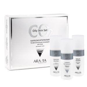 ARAVIA, Набор карбокситерапии CO2 Oily Skin Set для жирной кожи лица Face, 3 х 150 мл
