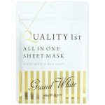 QUALITY FIRST, Выравнивающая цвет кожи лица маска гранд Grand White, 7 шт